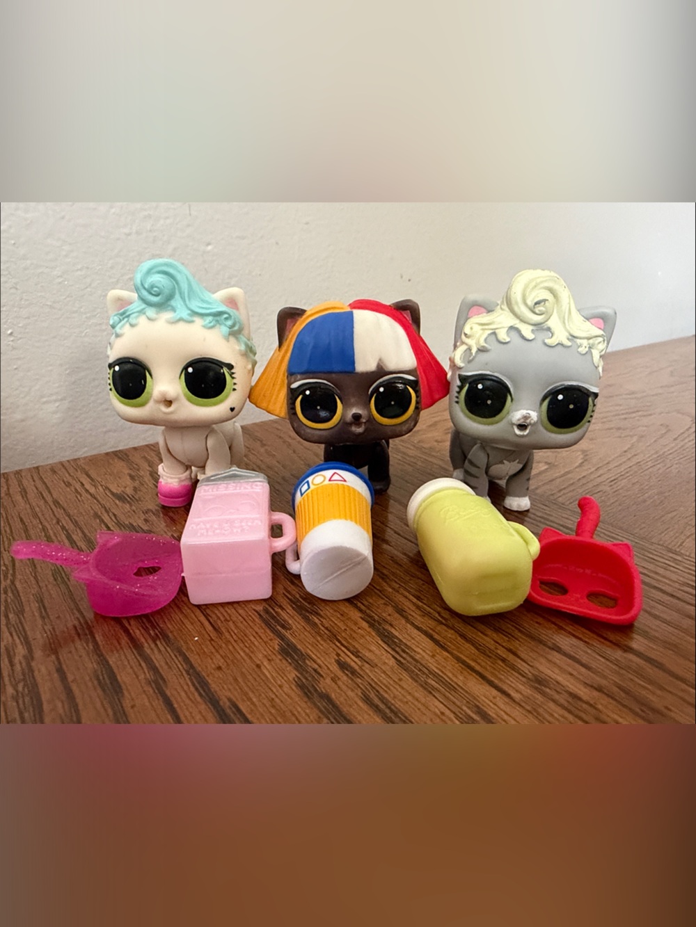 L.O.L. Surprise! Pets Set - Purrfect Shapes, Royal Highney and Purr Baby Kitties